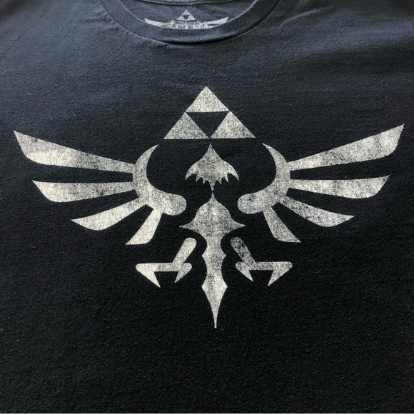 THE Legend of Zelda Black Graphic T Shirt Unisex Size XL Unisex - Picture 3 of 7
